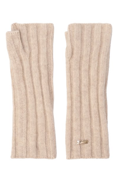 Кашемировые митенки HERNO бежевого цвета по цене 29050 руб., арт. MANIC006D/71040, фото 3 Кашемировые митенки HERNO, арт. MANIC006D/71040, фото 3