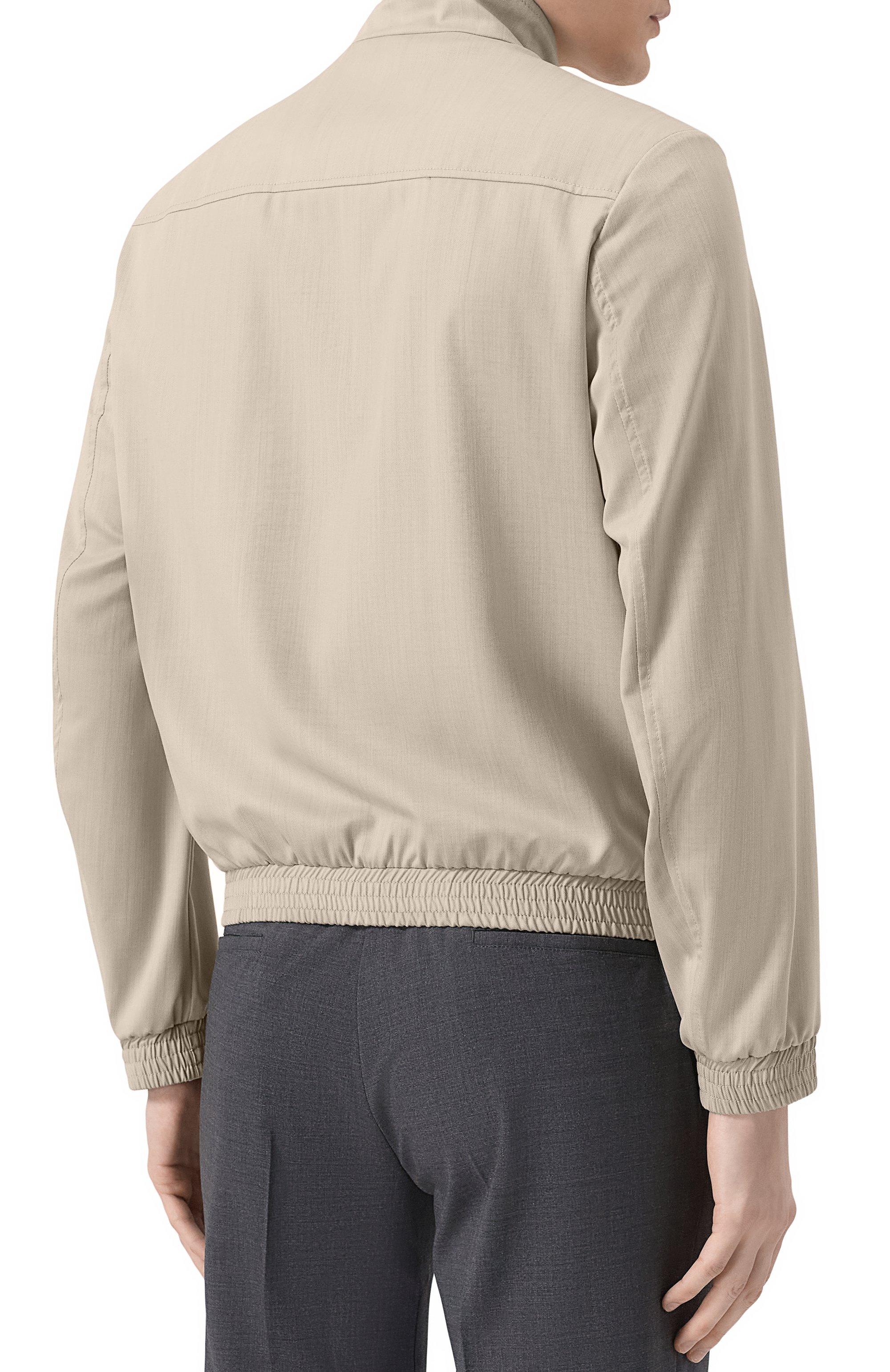 Бомбер из шерсти и шелка CANALI, арт. 040988US/X02690, фото 4