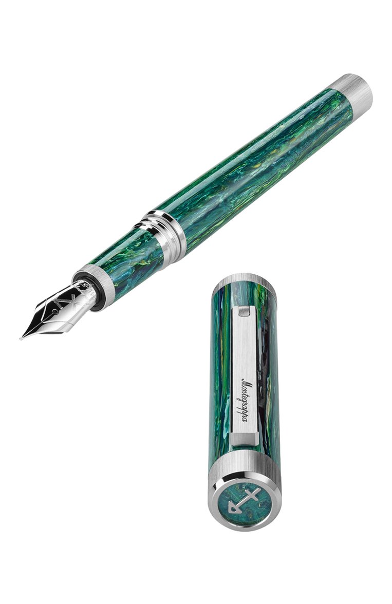 Мужского перьевая ручка стрелец MONTEGRAPPA бесцветного цвета, арт. ISZEZ24P_G10 | Фото 3 (Региональные ограничения белый список (Axapta Mercury): Не проставлено; Нос: Не проставлено; Материал сплава: Платина)