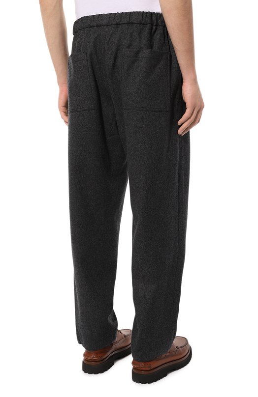 Шерстяные брюки Jil Sander J47KA0016/J40119 Серый  J47KA0016/J40119 Фото 4