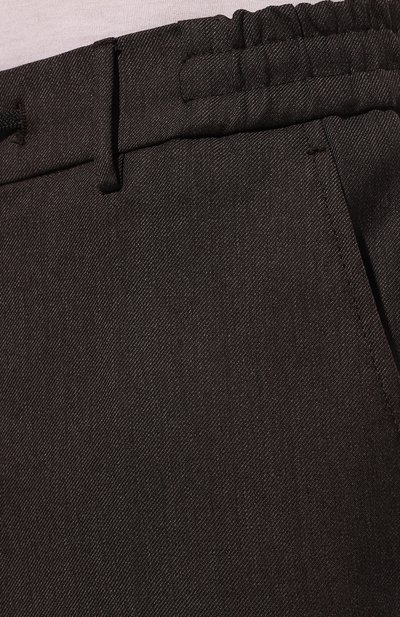 Шерстяные брюки ANDREA CAMPAGNA темно-коричневого цвета по цене 52250 руб., арт. SPIAGGIA/FA1648, фото 5 Шерстяные брюки ANDREA CAMPAGNA, арт. SPIAGGIA/FA1648, фото 5