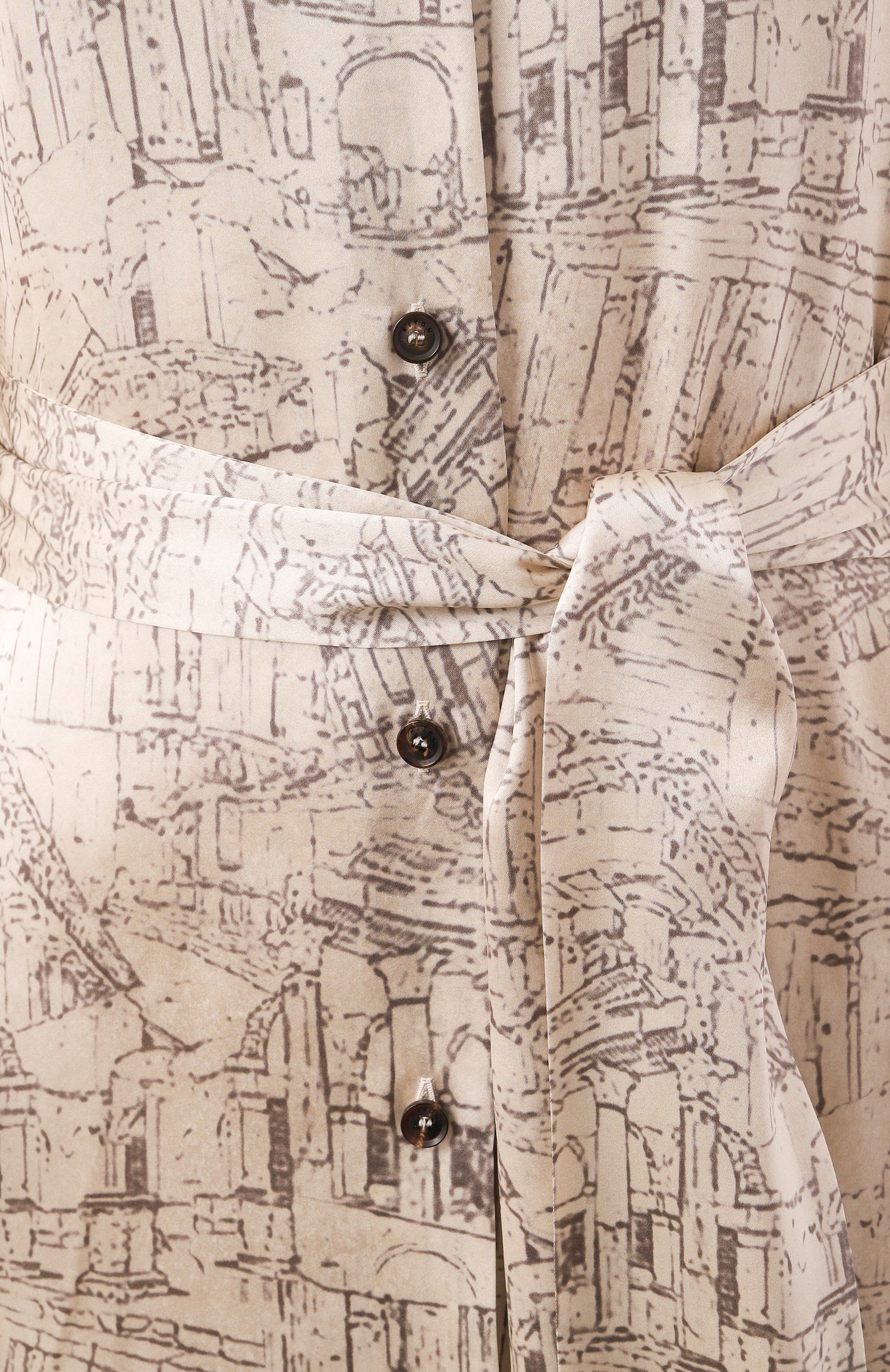 Шелковое платье KITON, арт. D58357K0561E06, фото 6