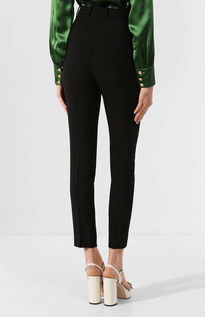 Брюки из смеси шерсти и вискозы GUCCI, арт. 569128/ZAASP, фото 4