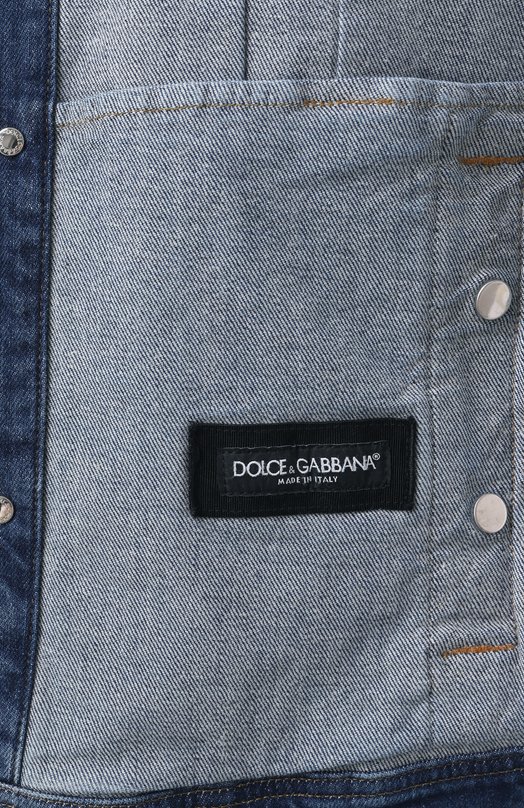 Джинсовая куртка Dolce & Gabbana G9VZ8D/G8NL5 Синий  G9VZ8D/G8NL5 Фото 7