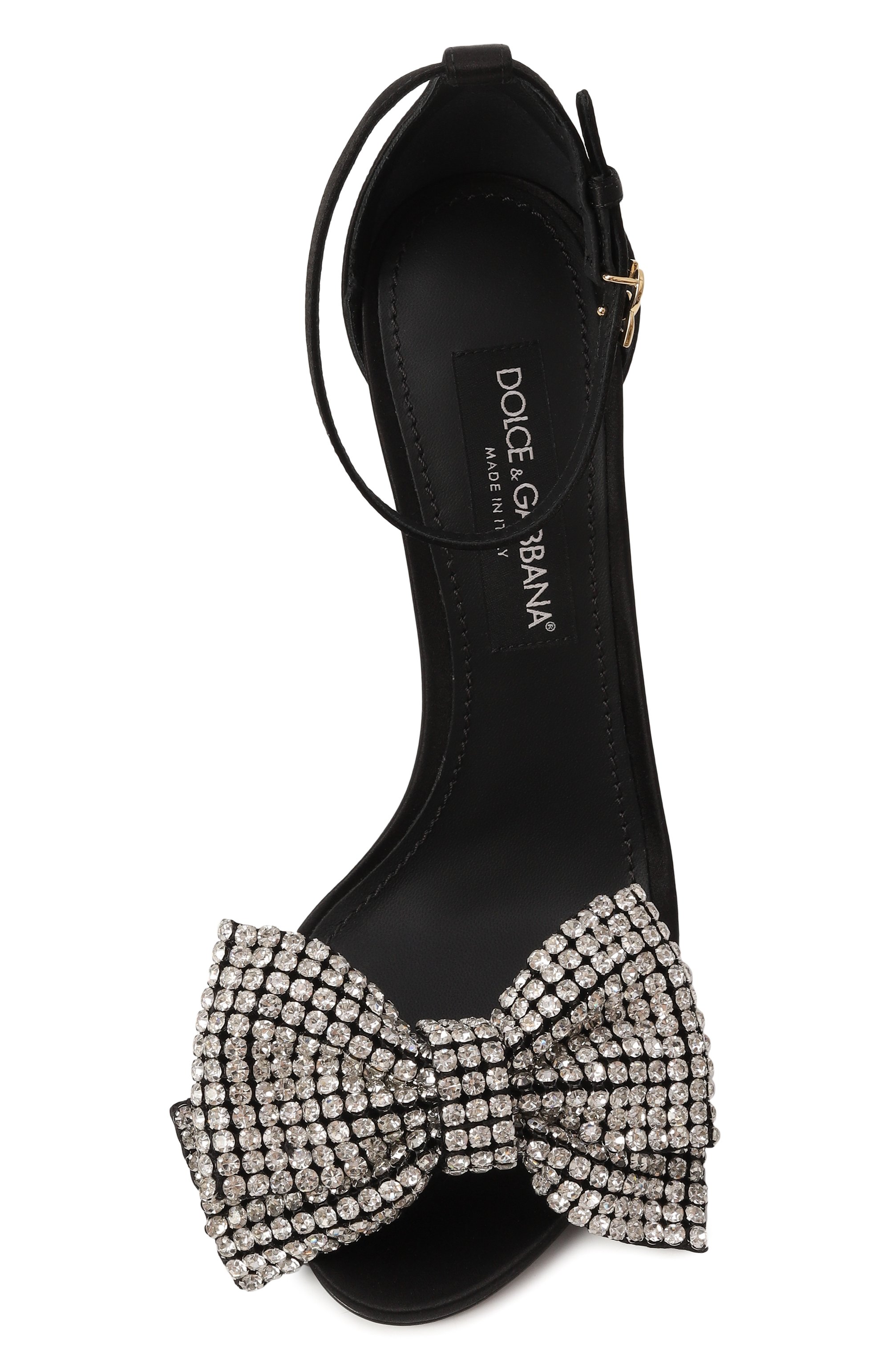 Текстильные босоножки keira 105 DOLCE & GABBANA, арт. CR1793/A9S43, фото 6