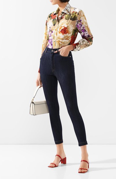 Джинсы DOLCE & GABBANA синего цвета по цене 69950 руб., арт. FTB0QD/G899V, фото 2 Джинсы DOLCE & GABBANA, арт. FTB0QD/G899V, фото 2