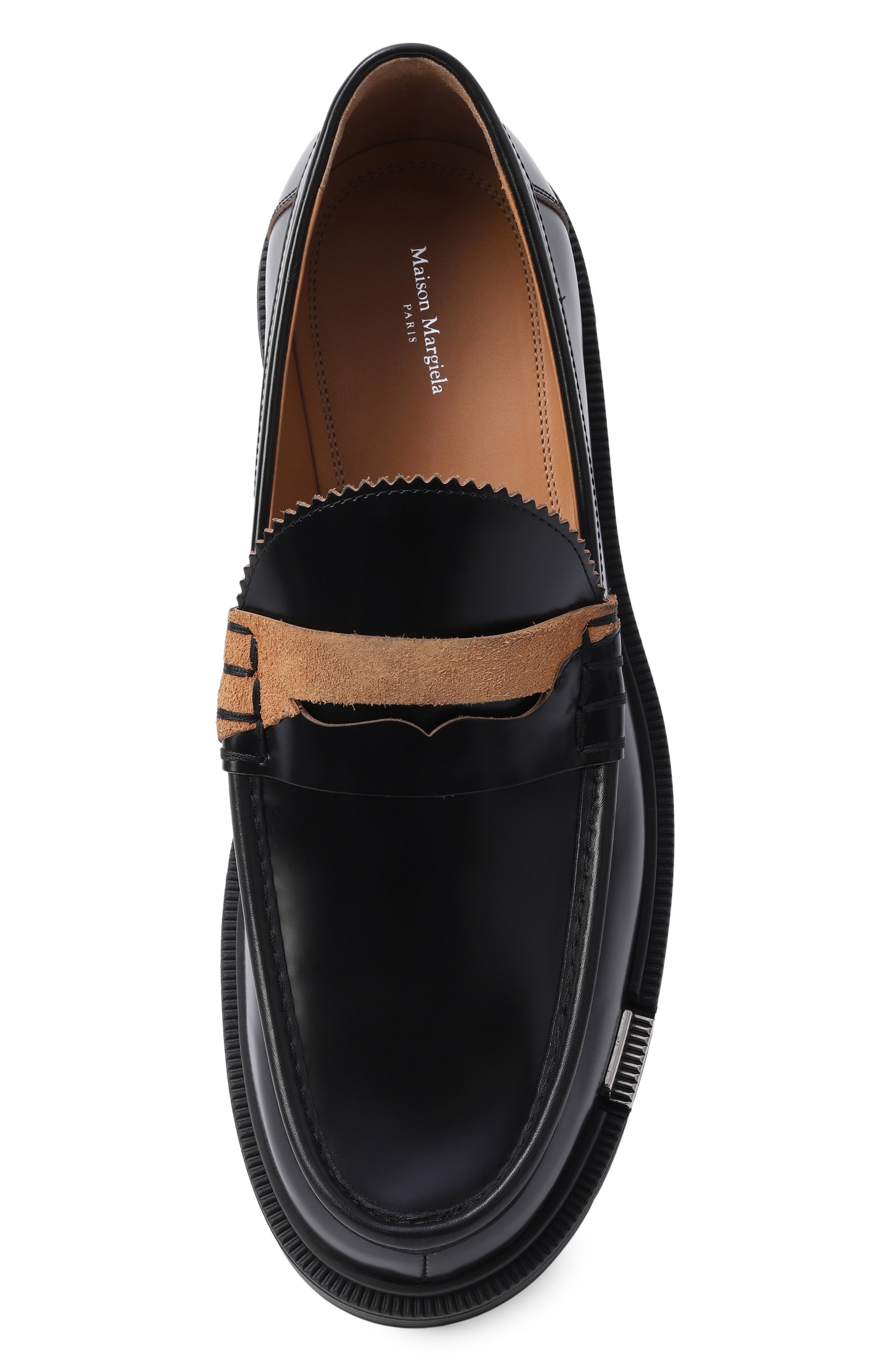 Кожаные пенни-лоферы décortiqué MAISON MARGIELA, арт. S57WR0150/P7554, фото 5