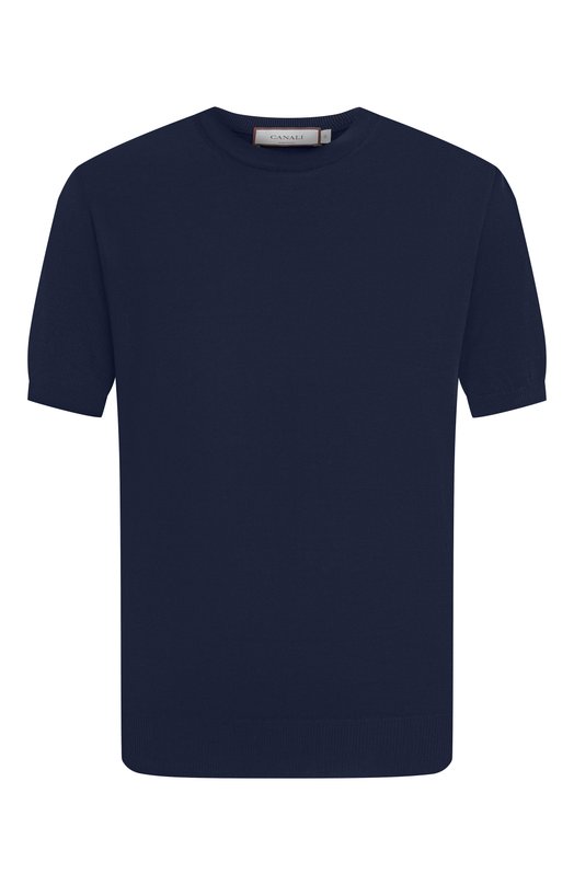 Хлопковый джемпер Canali C0719/MK02459 Синий C0719/MK02459