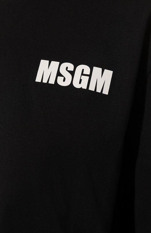 фото Хлопковая футболка msgm