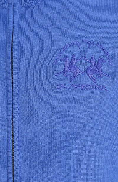 Кардиган на молнии из смеси хлопка и шерсти LA MARTINA, арт. KMS300/YW020, фото 5