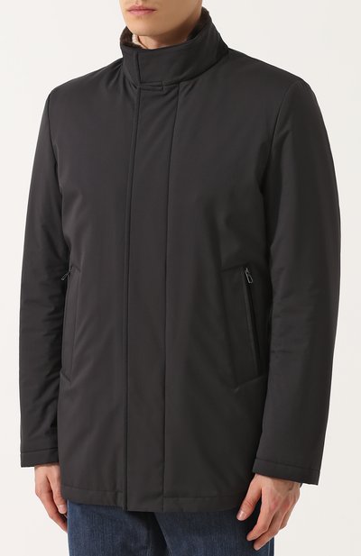 Куртка на молнии с внутренней меховой подкладкой LORO PIANA, арт. FAF8290, фото 3