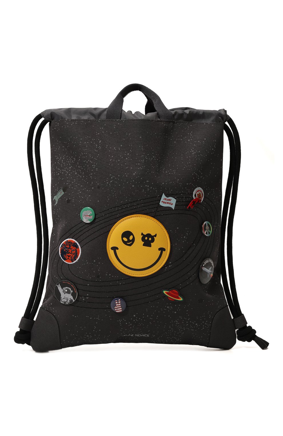 Текстильный рюкзак JEUNE PREMIER темно-серого цвета по цене 8650 руб., арт. Ci023206, фото 1 Текстильный рюкзак JEUNE PREMIER, арт. Ci023206, фото 1