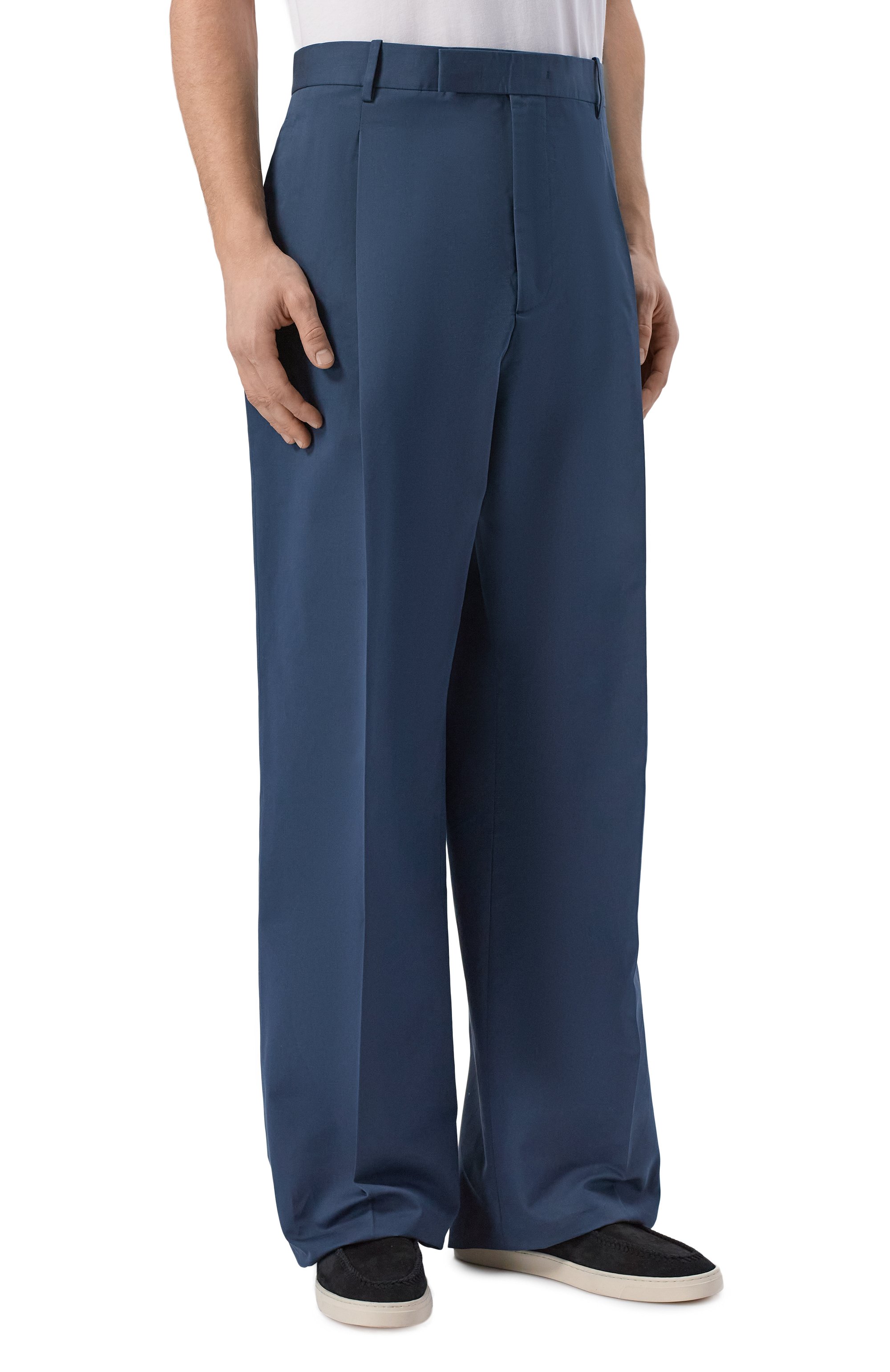 Брюки из хлопка и шелка JIL SANDER, арт. J22KA0327/J45266, фото 3