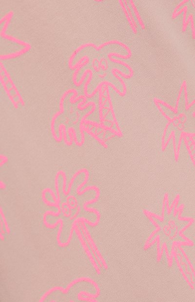 Хлопковый комбинезон STELLA MCCARTNEY розового цвета по цене 4125 руб., арт. 539988/SMJG1, фото 3 Хлопковый комбинезон STELLA MCCARTNEY, арт. 539988/SMJG1, фото 3