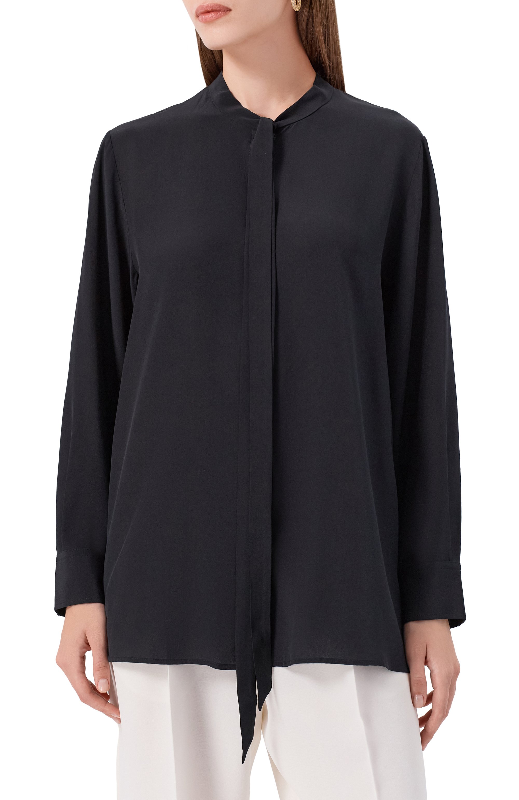 Шелковая блузка BOSS, арт. 50548407, фото 3