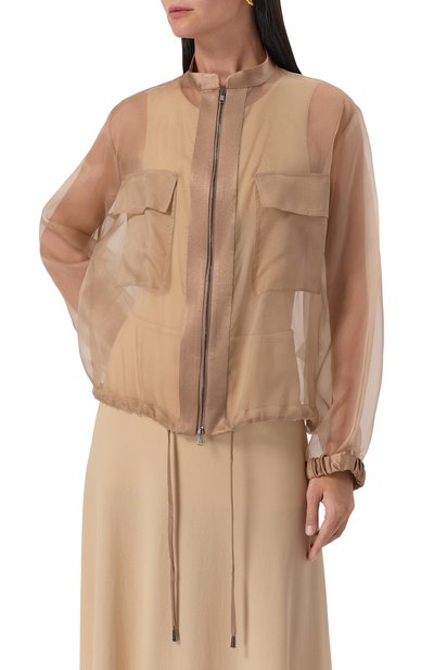 Шелковый бомбер ANTONELLI FIRENZE, арт. N3658/256, фото 3