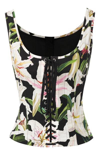 Хлопковый топ DOLCE & GABBANA, арт. F73R8T/HS5E0, фото 1