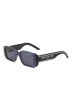 Женские солнцезащитные очки DIOR EYEWEAR синего цвета, арт. WILDI0R S2U 30B0 | Фото 1 (Региональные ограничения белый список (Axapta Mercury): Не проставлено; Нос: Не проставлено; Материал: Пластик; Тип очков: С/з; Оптика Гендер: оптика-женское; Очки форма: Прямоугольные)