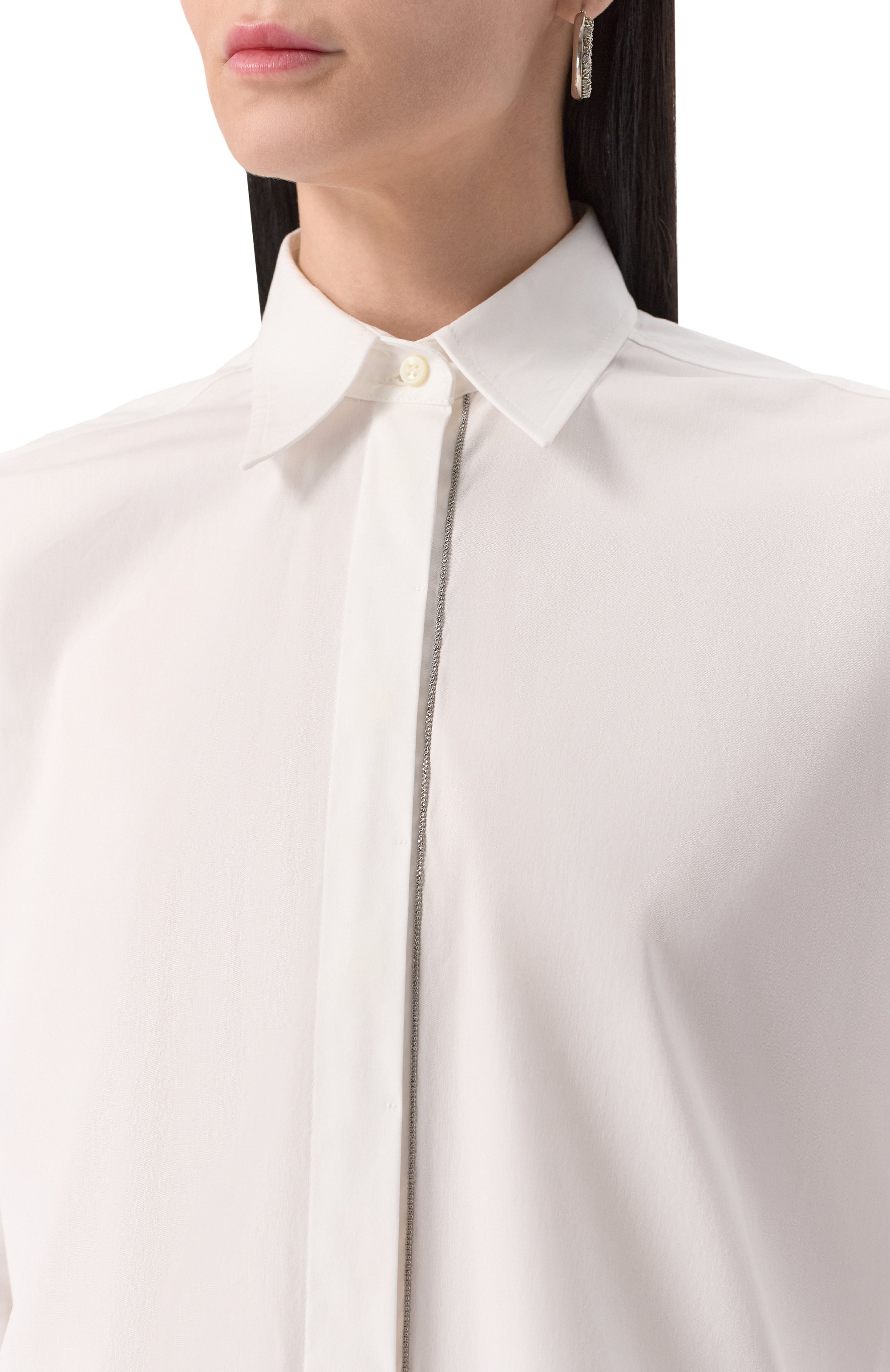 Хлопковая рубашка BRUNELLO CUCINELLI, арт. M0091MA636, фото 5