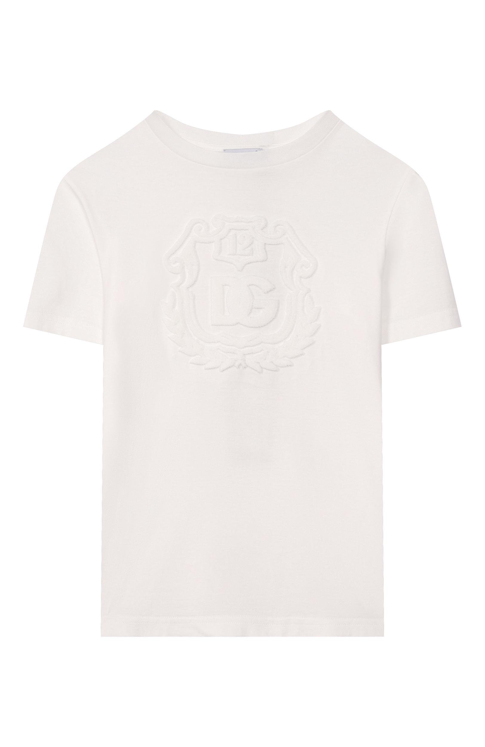 Хлопковая футболка DOLCE & GABBANA, арт. L4JTHU/G7P6R_001, фото 1