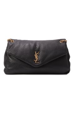 Женская сумка calypso large SAINT LAURENT черного цвета, арт. 777399/AACYT | Фото 1 (Материал: Натуральная кожа; Размер: large; Ремень/цепочка: На ремешке)