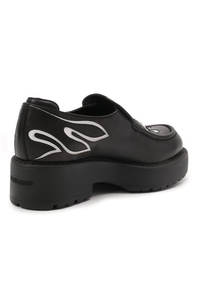 Кожаные лоферы MIU MIU, арт. 5D610D-3ATA-F0967-055, фото 4