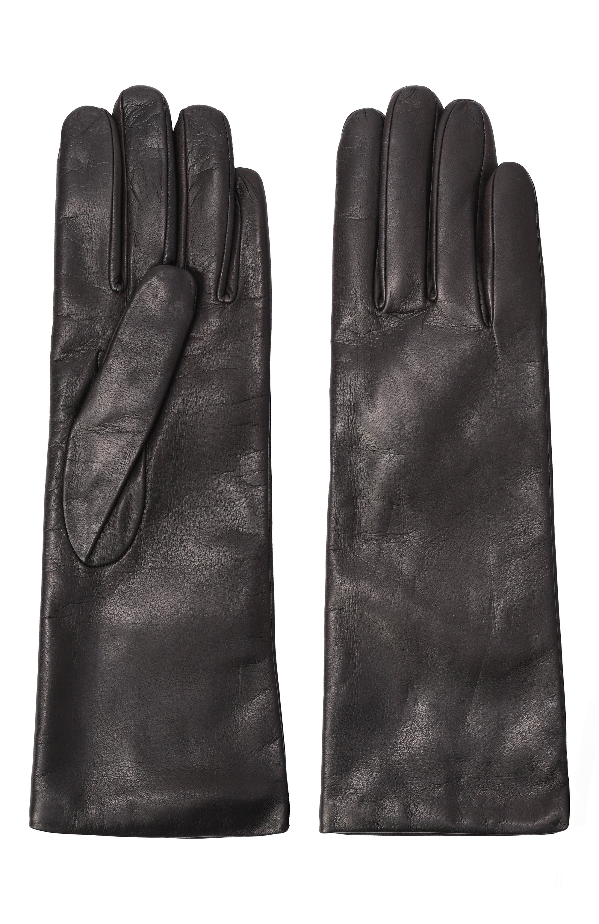 Кожаные перчатки MVST коричневого цвета по цене 38650 руб., арт. SG12/304 4BT-RU 4020/NAPPA CASH LINED, фото 2 Кожаные перчатки MVST, арт. SG12/304 4BT-RU 4020/NAPPA CASH LINED, фото 2