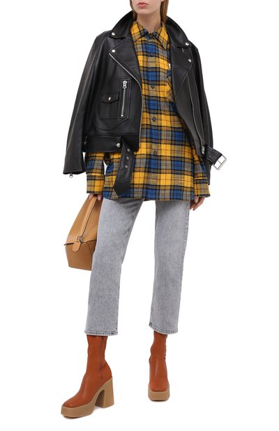 Хлопковая рубашка ACNE STUDIOS, арт. CB0023/W, фото 2