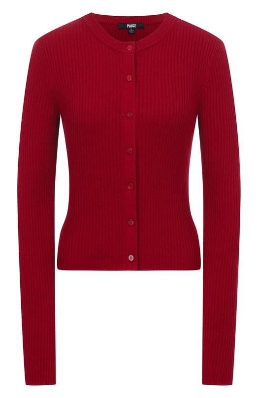 Кардиган из хлопка и шелка Acqua Paige 1E08H24-C852 Красный 1E08H24-C852