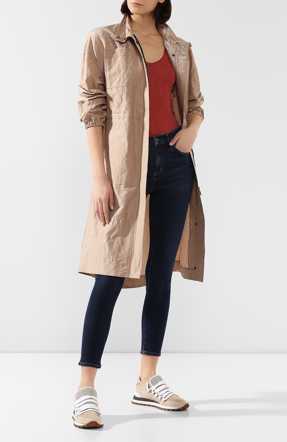 Хлопковый плащ BRUNELLO CUCINELLI, арт. MF5969406, фото 2