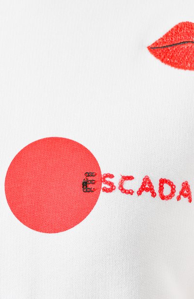 Хлопковый свитшот ESCADA SPORT белого цвета по цене 29950 руб., арт. 5032446, фото 5 Хлопковый свитшот ESCADA SPORT, арт. 5032446, фото 5
