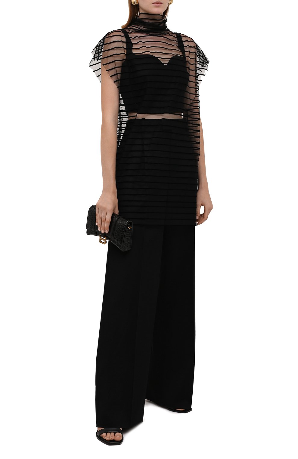 Топ DRIES VAN NOTEN черного цвета по цене 56450 руб., арт. 212-010786-3177, фото 2 Топ DRIES VAN NOTEN, арт. 212-010786-3177, фото 2