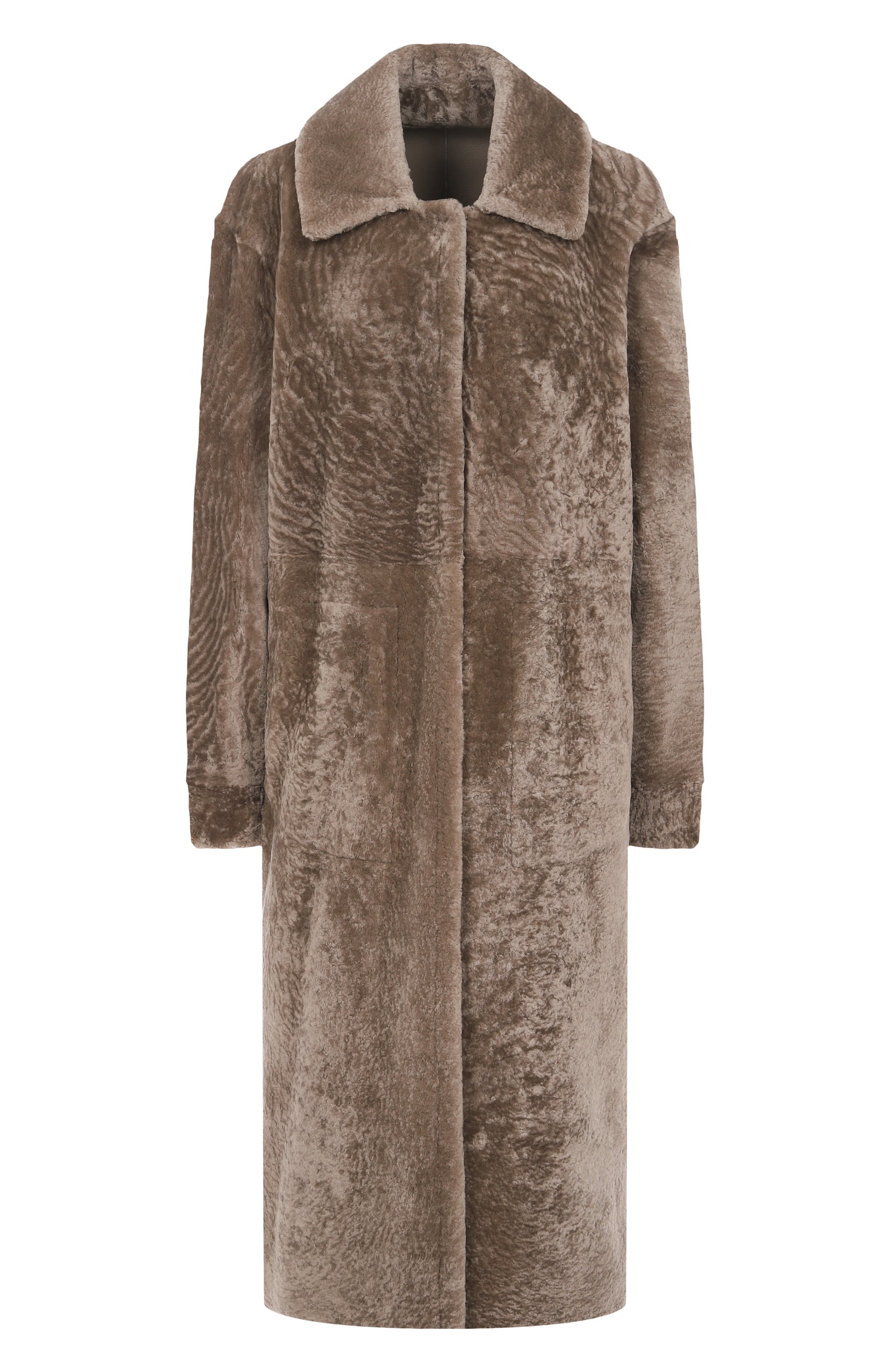 Двусторонняя дубленка из овчины MANZONI24, арт. 25M1115-S23N/48-50, фото 1