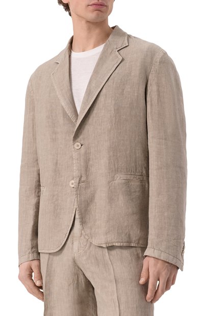Льняной пиджак INLINUM, арт. JAC0B/TR0PEA, фото 4
