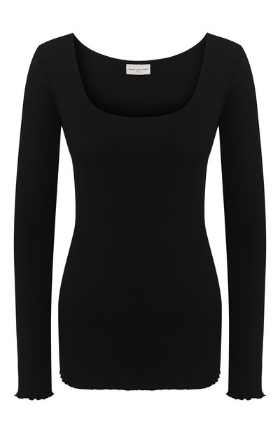 Женская хлопковый лонгслив DRIES VAN NOTEN, арт. 201-11128-9629