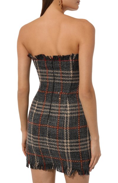 Твидовое платье GIUSEPPE DI MORABITO, арт. 03FWDR429RC 03362, фото 4