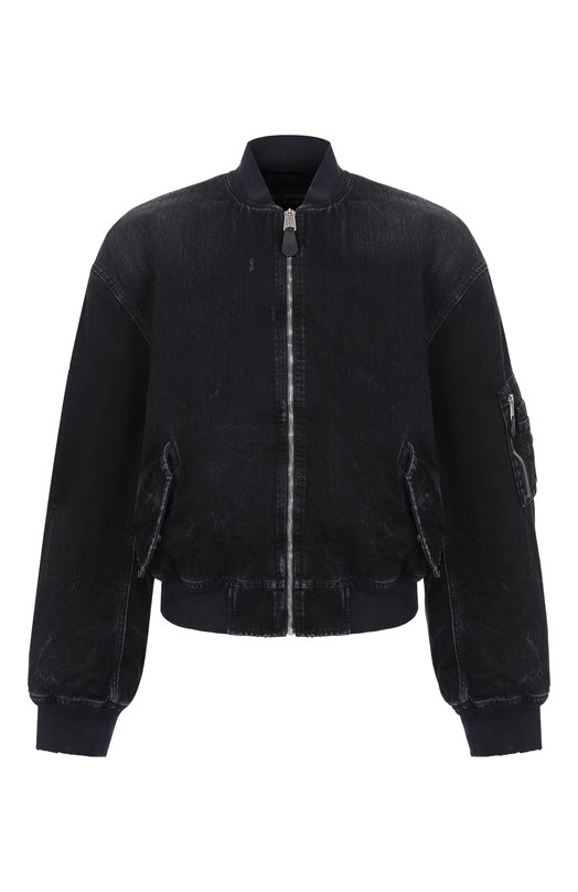 Джинсовый бомбер Balenciaga 850058/TTW67 Чёрный 850058/TTW67