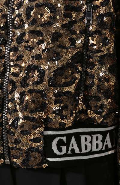 Бомбер с пайетками DOLCE & GABBANA, арт. F9E27T/FLSC0, фото 5