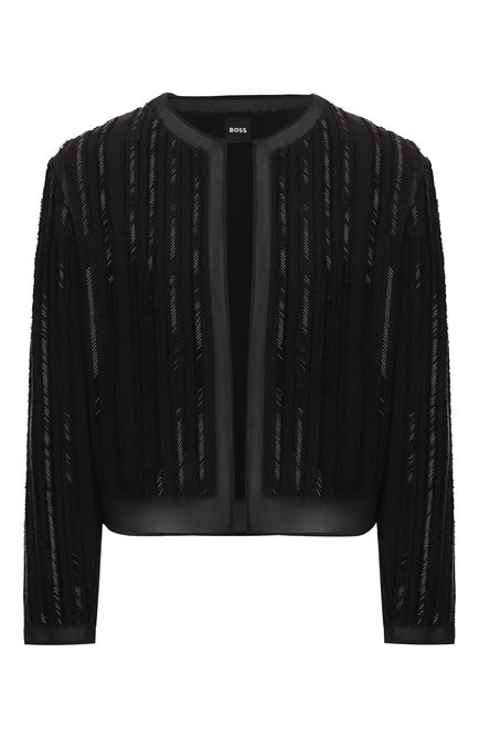 Женский жакет с отделкой бисером BOSS, арт. 50546934