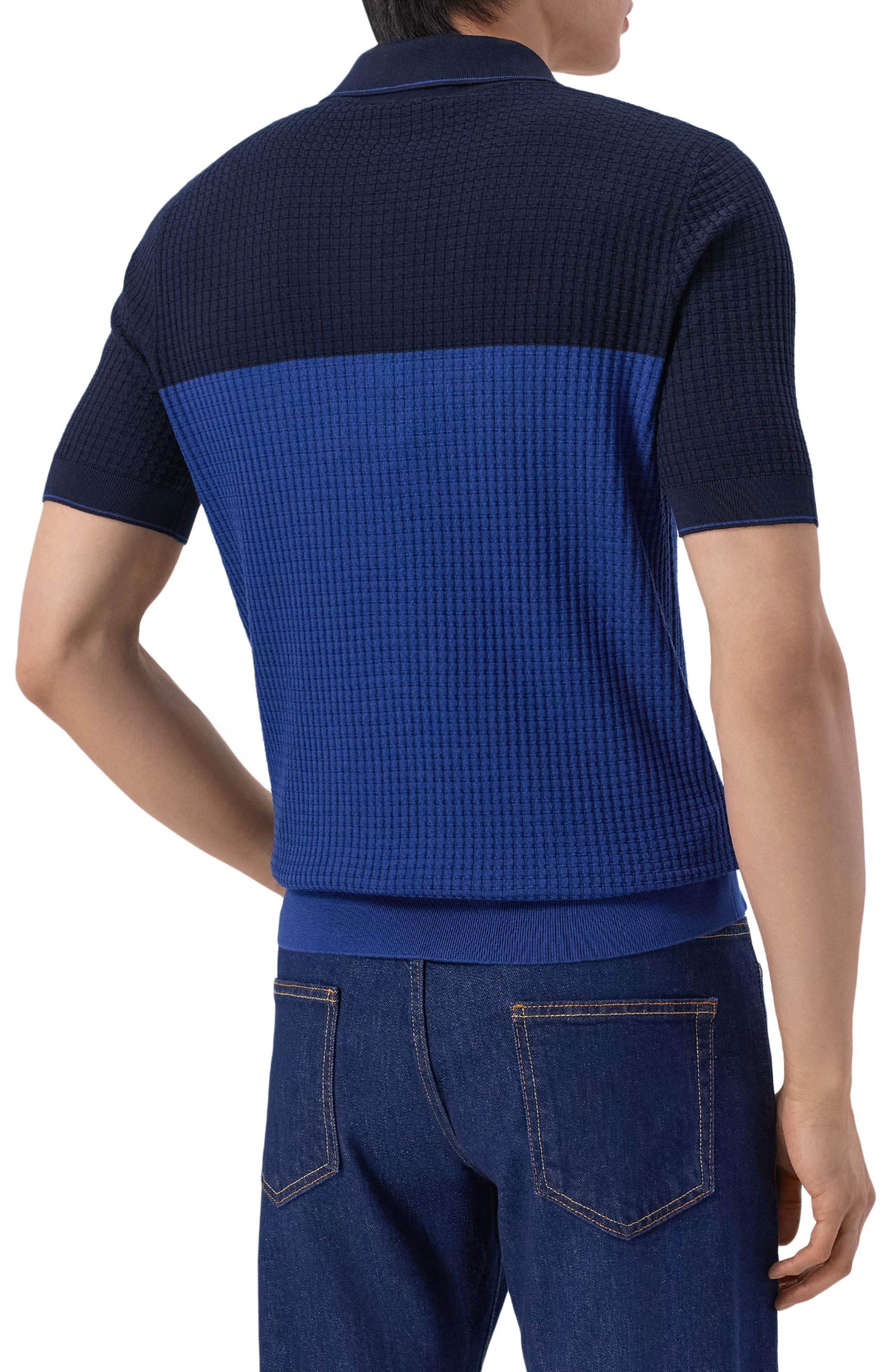 Поло из хлопка и шелка ZILLI, арт. KZP002M0107VFSTR0_002, фото 4