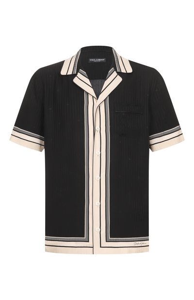 Мужская шелковая рубашка DOLCE & GABBANA, арт. G5LH3T/HI11T