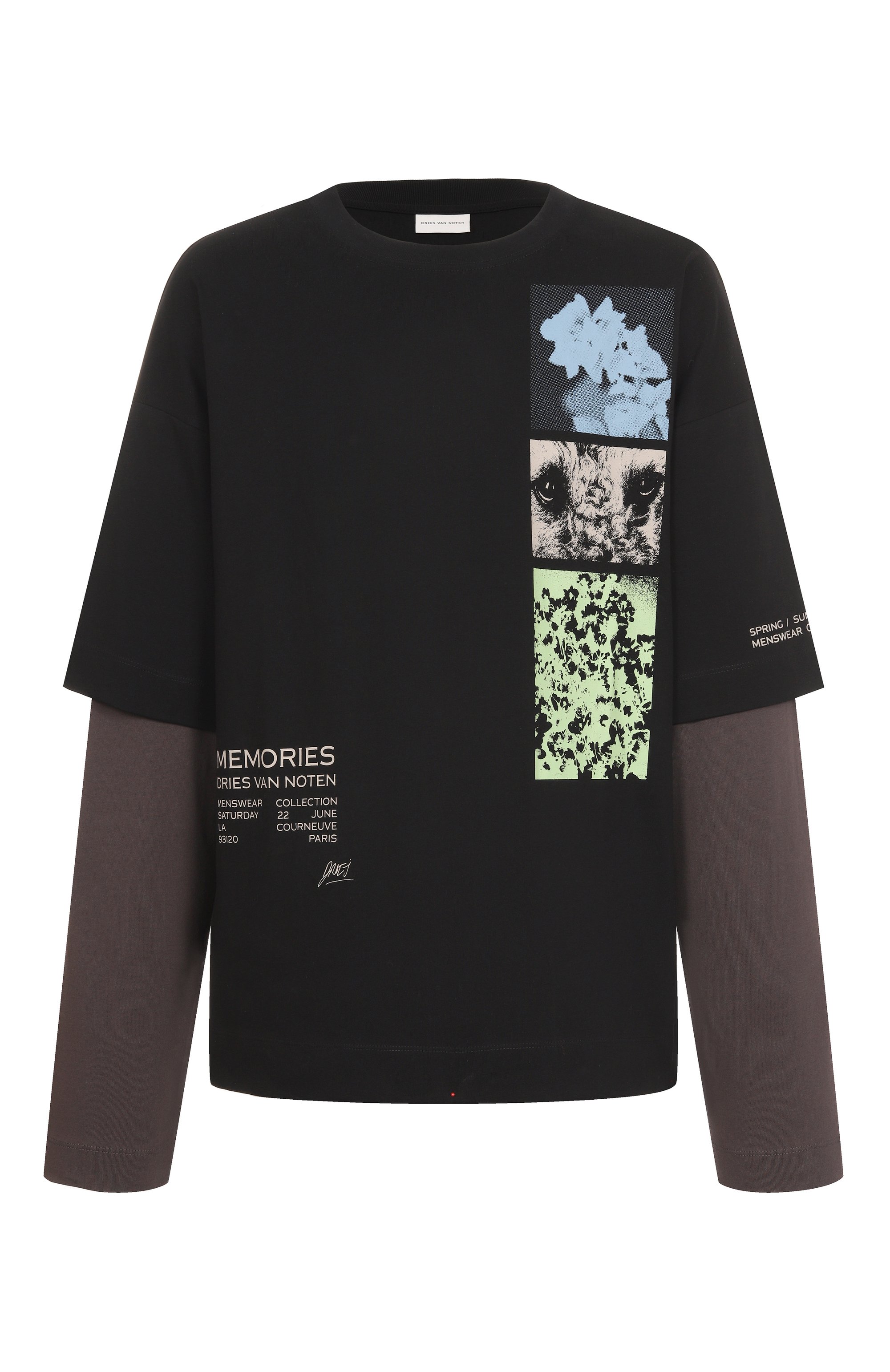 Хлопковый лонгслив DRIES VAN NOTEN, арт. 251-021119-1603, фото 1