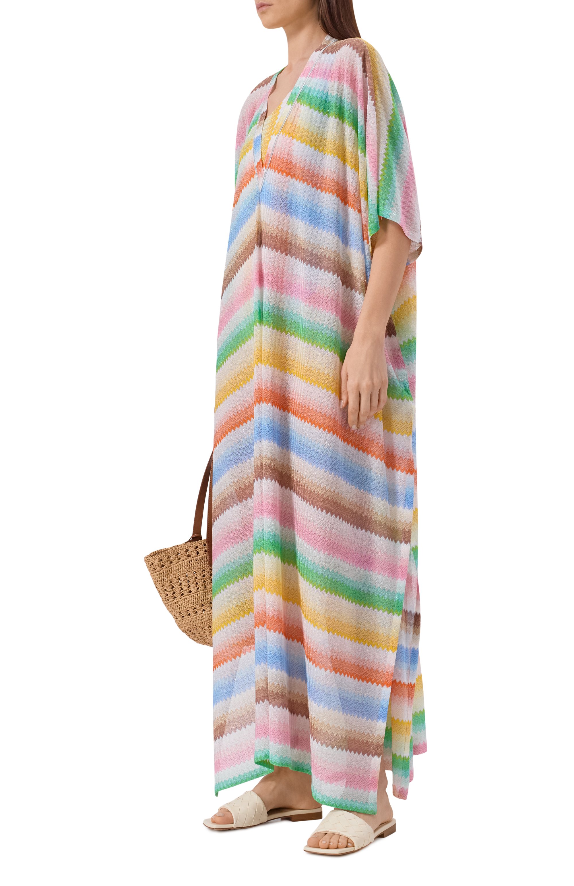 Туника из вискозы MISSONI разноцветного цвета по цене 141500 руб., арт. MS26SQ1T/BR014G, фото 2 Туника из вискозы MISSONI, арт. MS26SQ1T/BR014G, фото 2