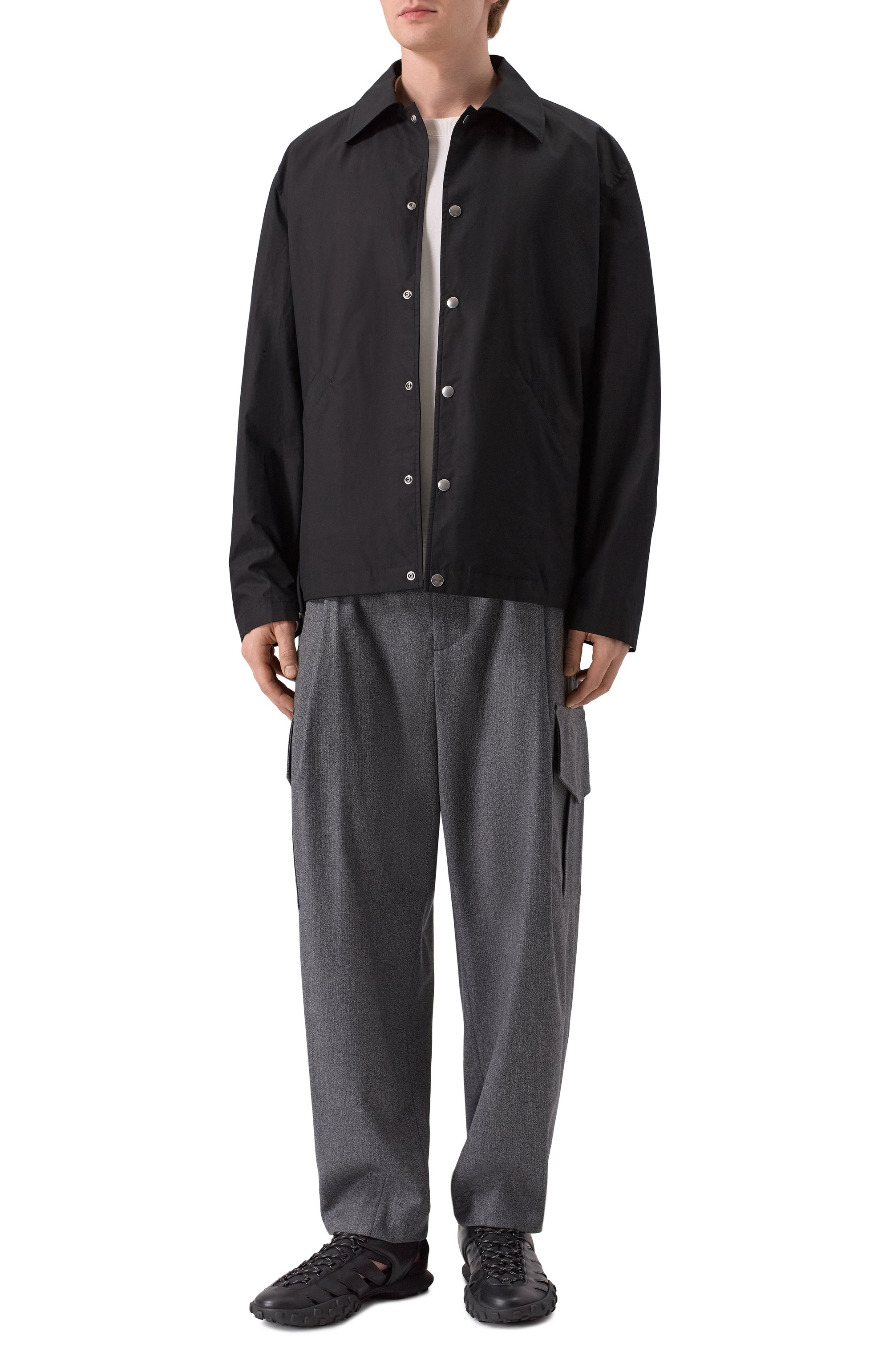 Кожаные кроссовки moon JIL SANDER черного цвета по цене 117500 руб., арт. J33WS0048/P7580, фото 2 Кожаные кроссовки moon JIL SANDER, арт. J33WS0048/P7580, фото 2