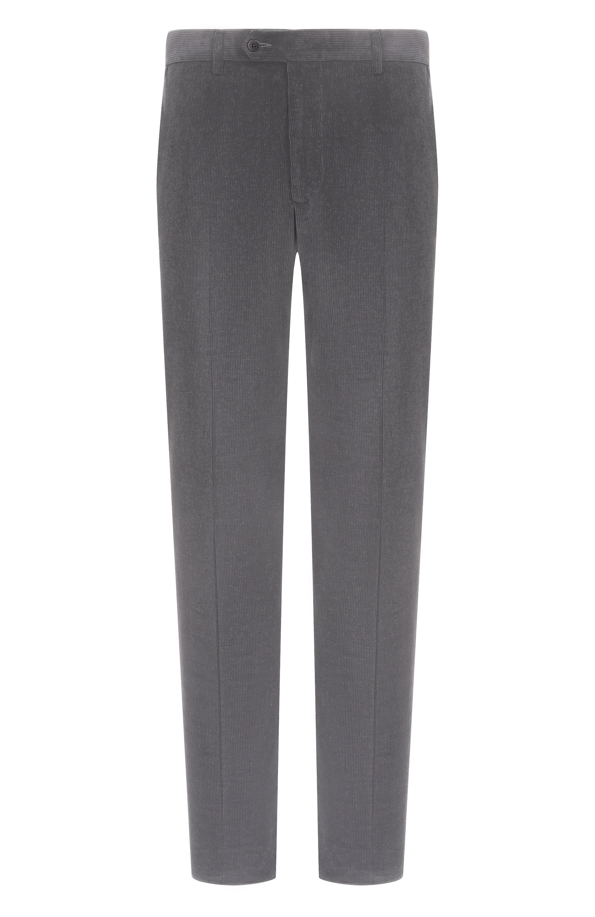 Вельветовые брюки MVST серого цвета по цене 95650 руб., арт. M25.1MM.T409/574, фото 1 Вельветовые брюки MVST, арт. M25.1MM.T409/574, фото 1