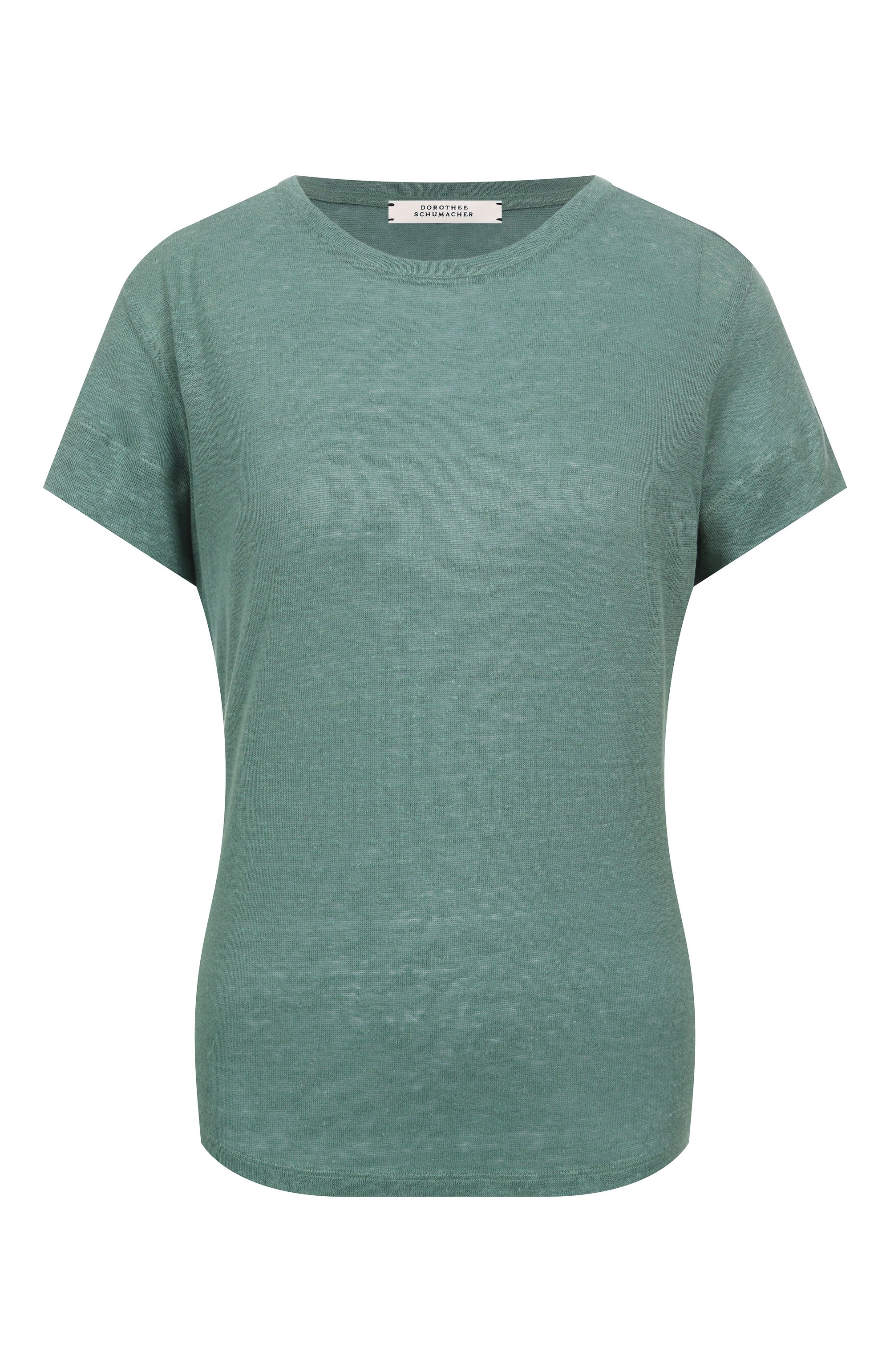 Футболка DOROTHEE SCHUMACHER зеленого цвета по цене 21100 руб., арт. 923201, фото 1 Футболка DOROTHEE SCHUMACHER, арт. 923201, фото 1