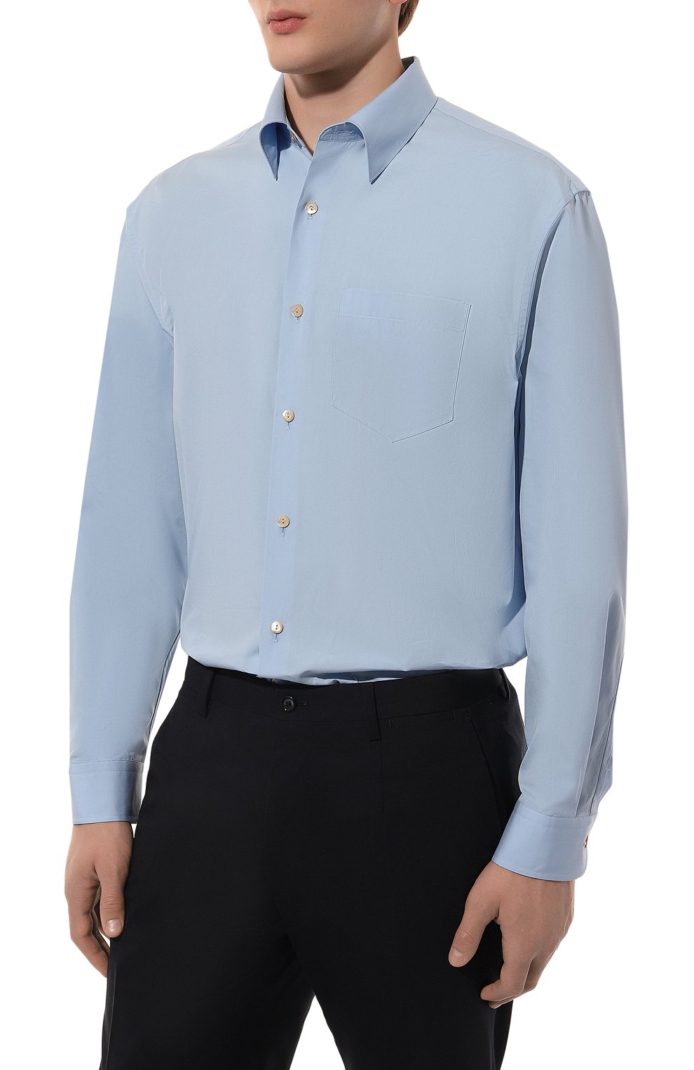 Хлопковая рубашка GUCCI, арт. 770269/ZAPP9, фото 4