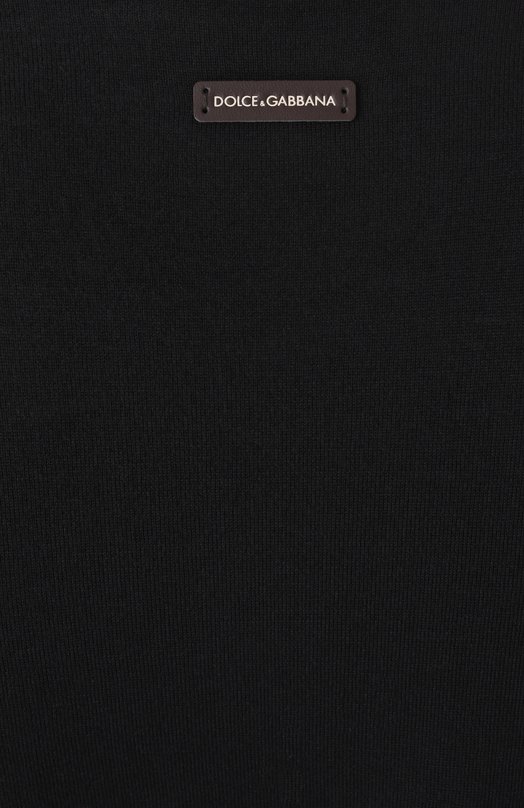 Шерстяной джемпер Dolce & Gabbana GXX02T/JCVZS Чёрный  GXX02T/JCVZS Фото 6