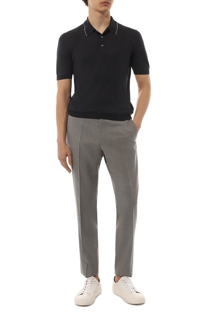 Шелковое поло ANDREA CAMPAGNA, арт. 43173/30901, фото 2