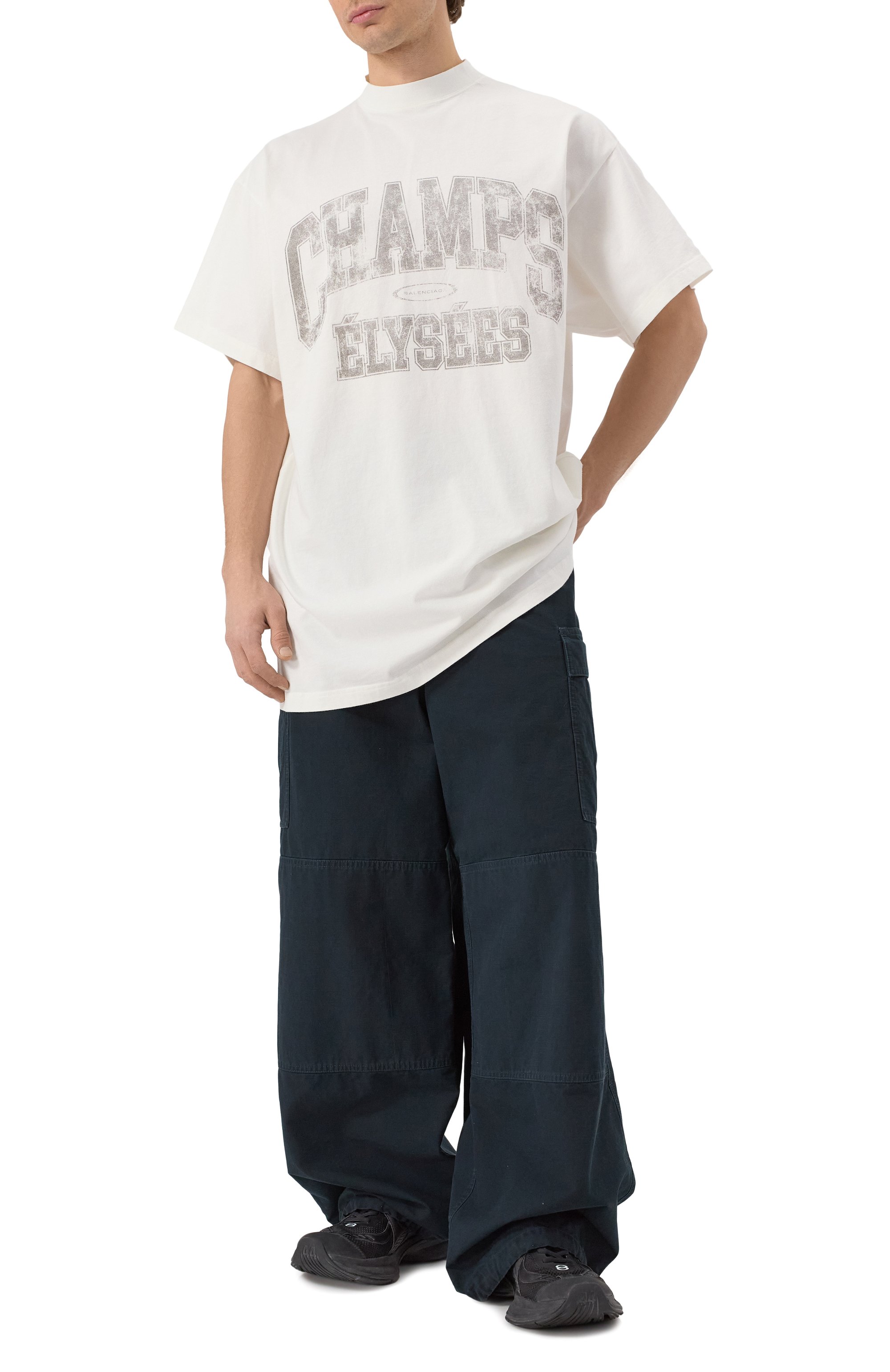 Хлопковая футболка BALENCIAGA, арт. 787349/TRVN1, фото 2